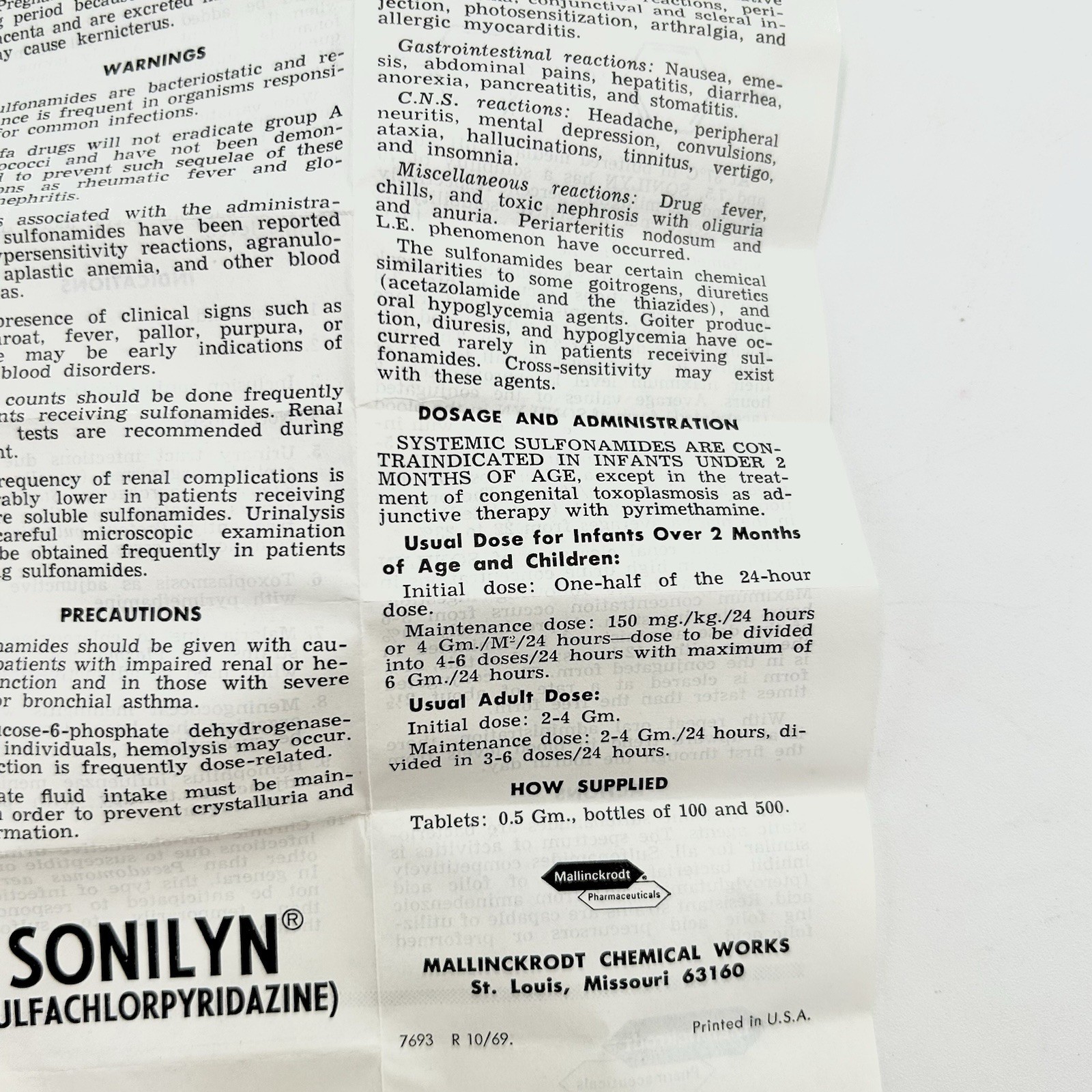 VTG Pharmaceutical Playing Cards Sonilyn Kidney Bladder Medical Swag 1969 Arrco