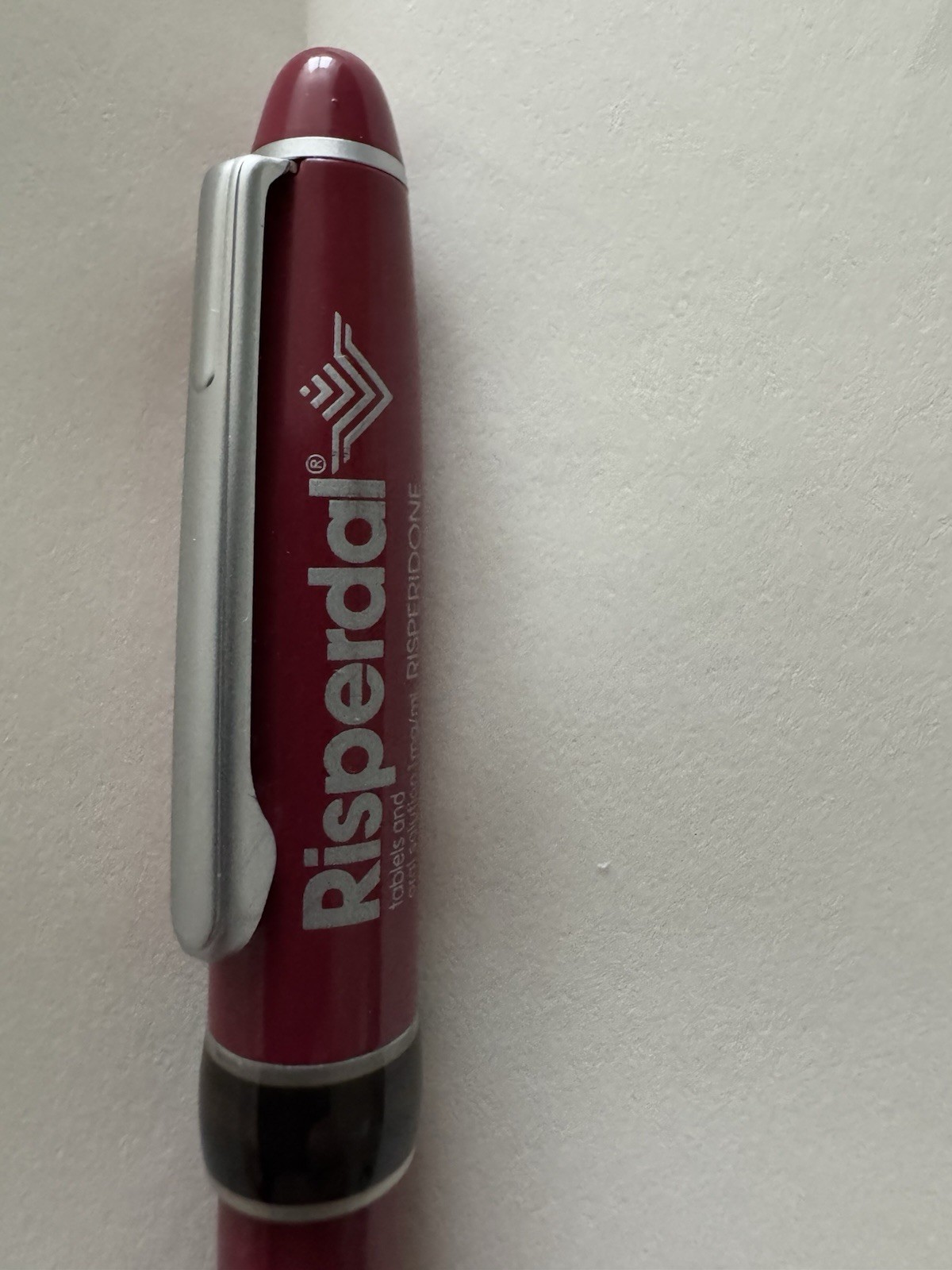 Risperdal Risperidone Drug Pharmaceutical Promo Advertising Heavy Metal Pen