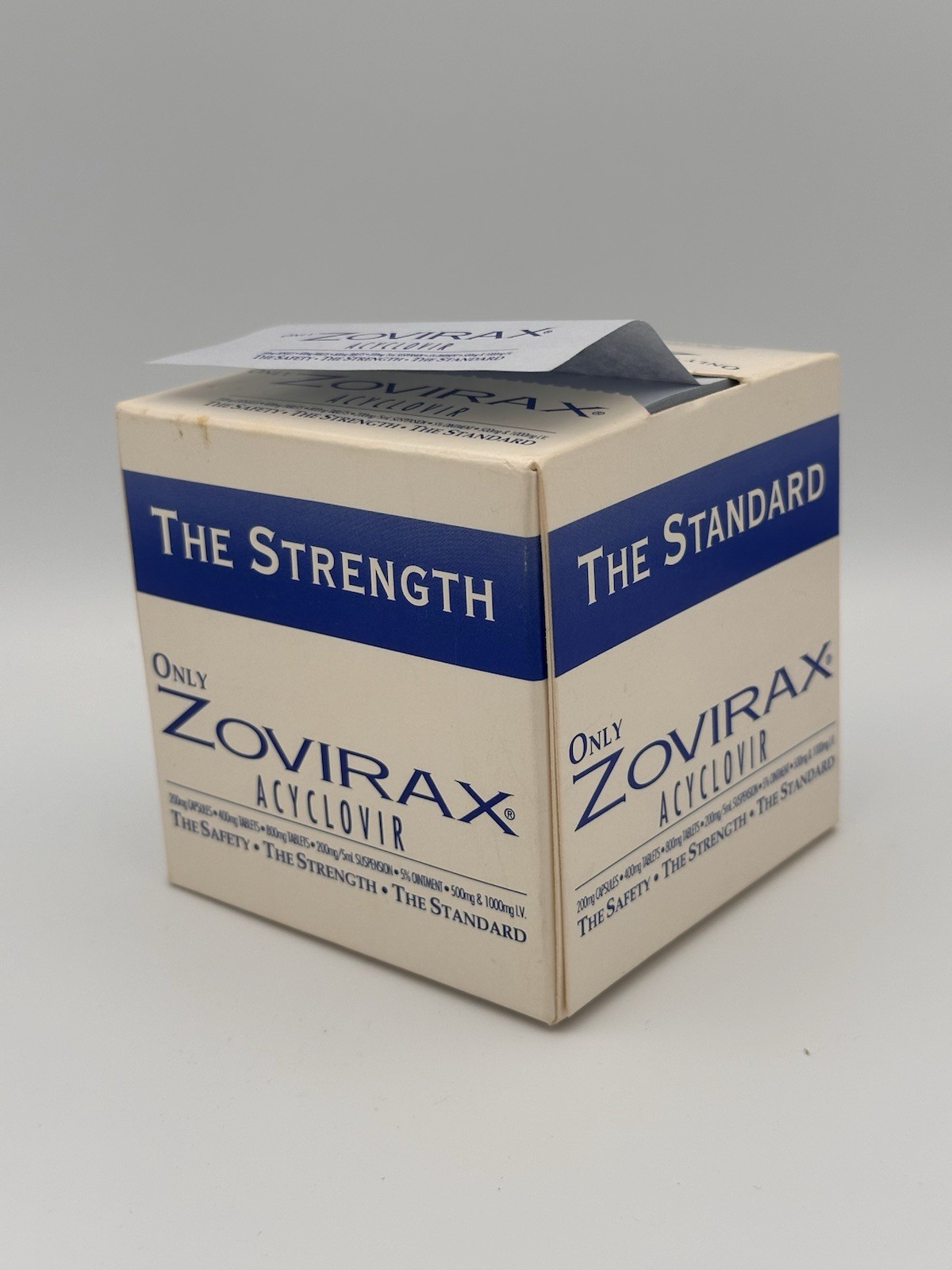 Zovirax Pharmaceutical Advertising Sticky Notes Vintage