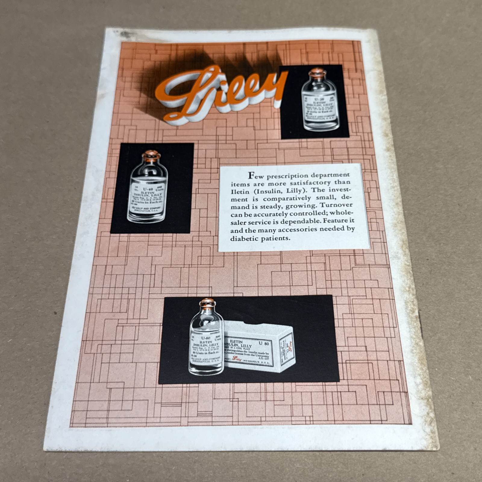 Tile And Till Magazine Eli Lilly And Company May 1933 Indianapolis Indiana