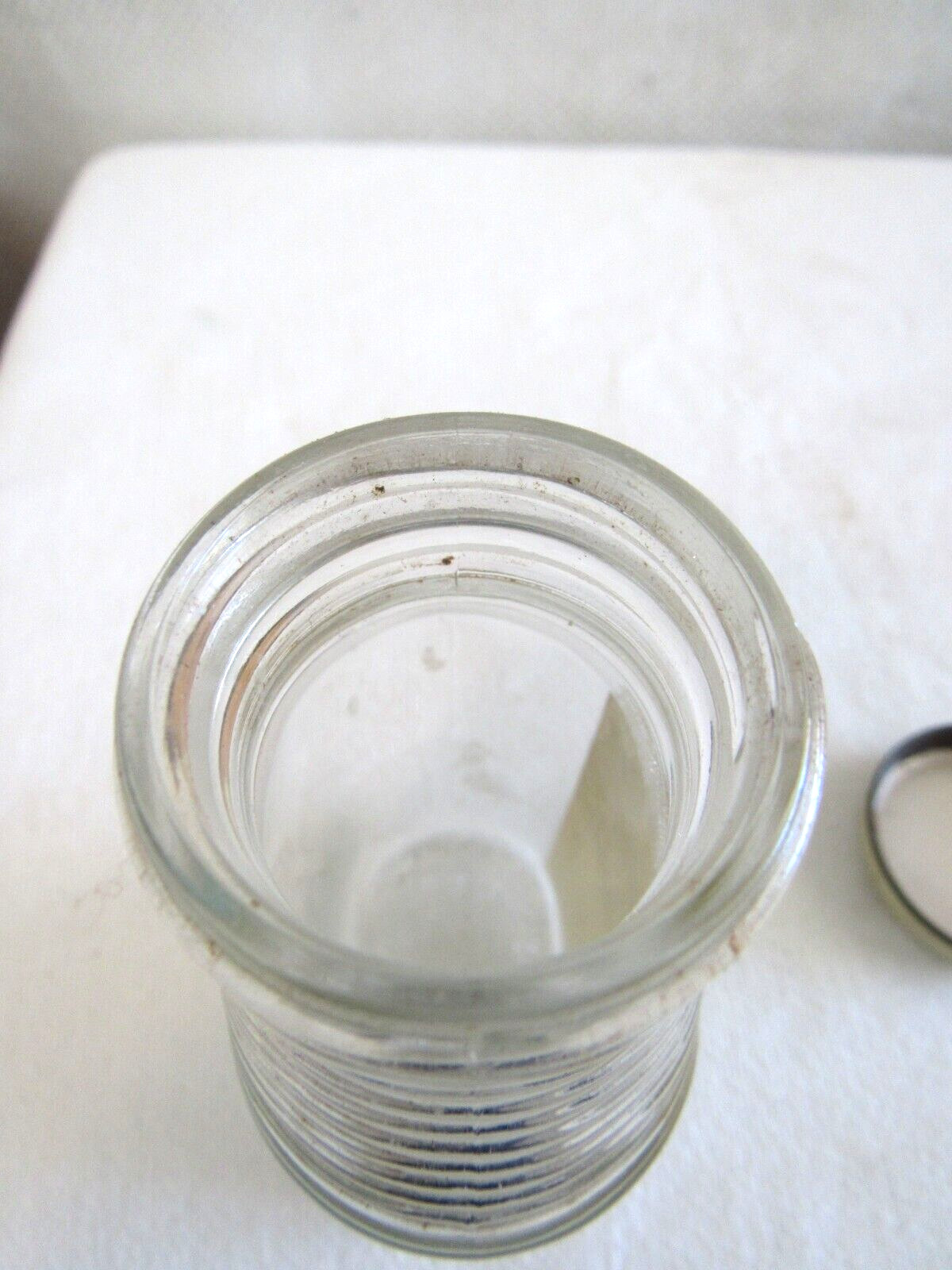 VINTAGE REXALL DRUG 1000 SACCHARIN TABLET BOTTLE 4.75″ TALL