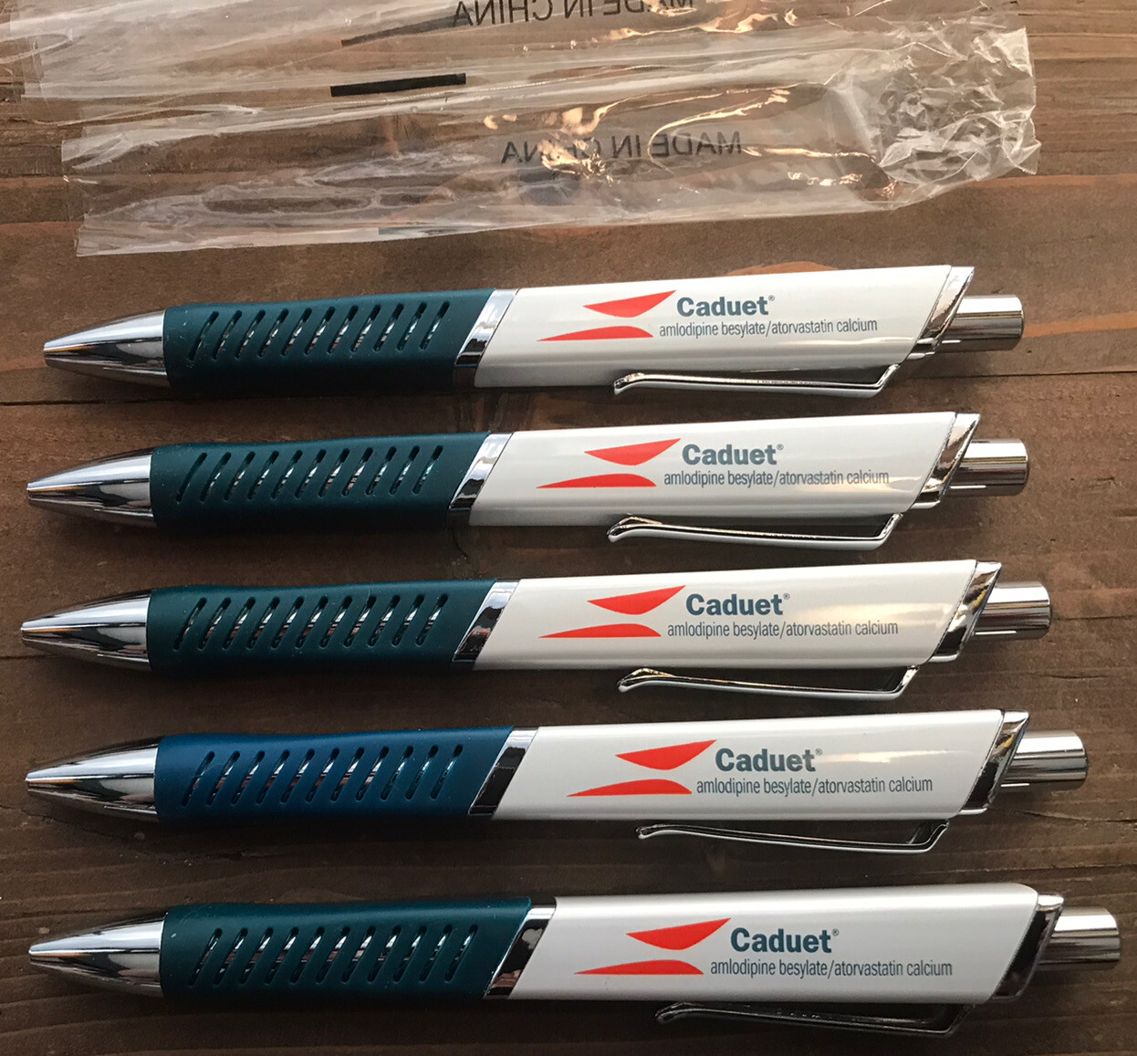 5 LIPITOR CADUET PHARMACEUTICAL DRUG REP PENS