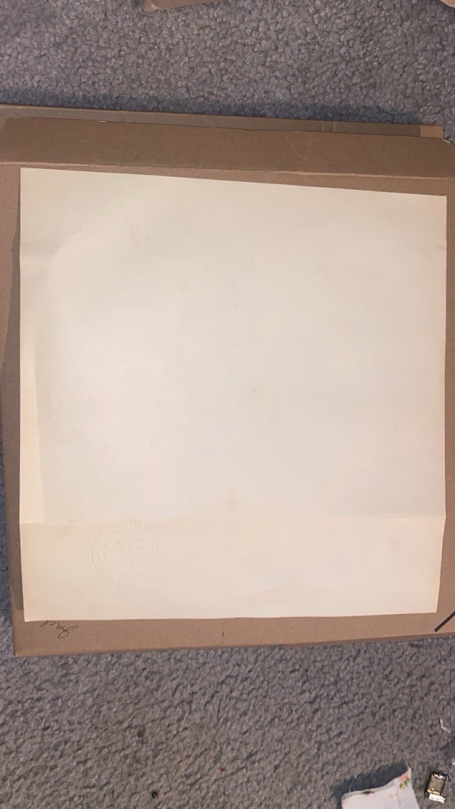 Antique California State Board of Pharmacy Certificate 1928