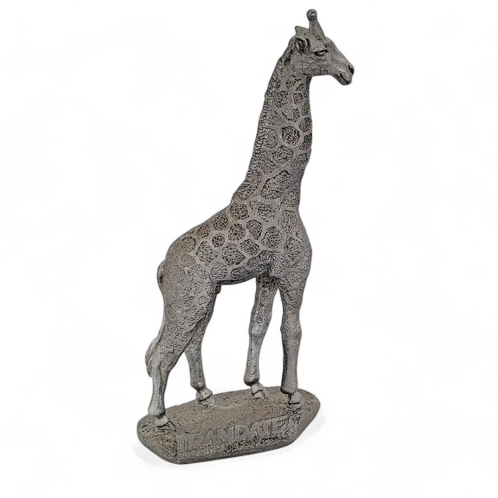Pewter Giraffe Figure Pharmaceutical Trandate Labetalol HCI Advertising
