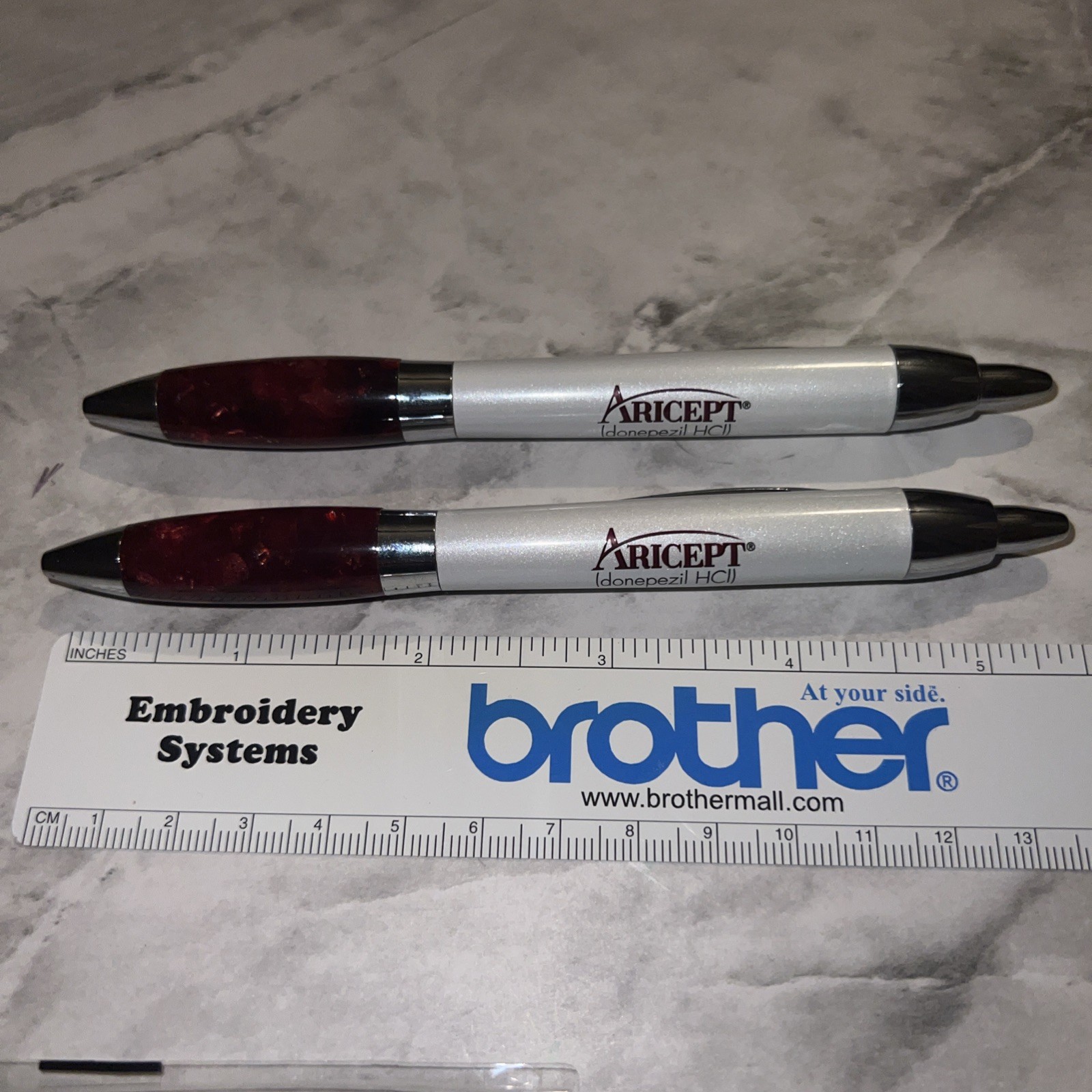 Aricept PENS Drug Rep Pharmaceutical Promo Medical Advertising Lot of 2