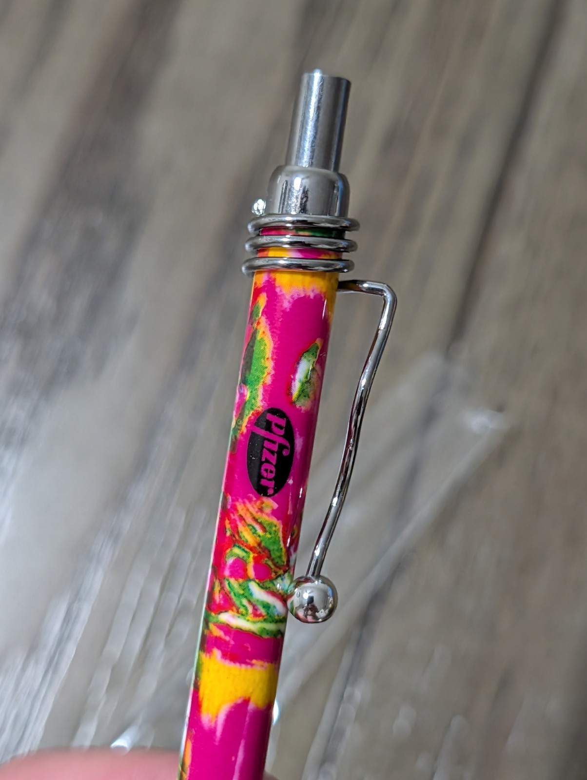 Beautiful, Colorful Norvasc Metal PEN Drug Rep Pharmaceutical Promo Advertising