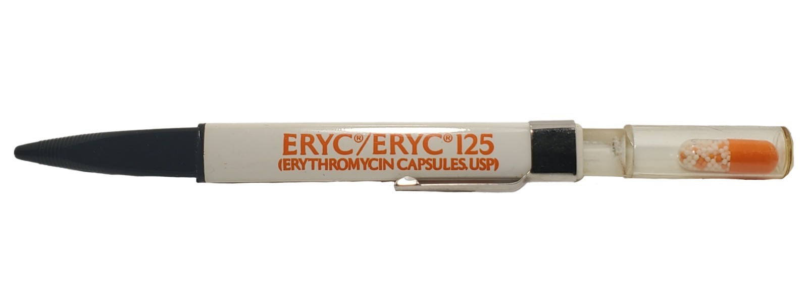 Vtg Rare Eryc (Erythrom) Pharmaceutical Advertisement Drug Rep Pen Works