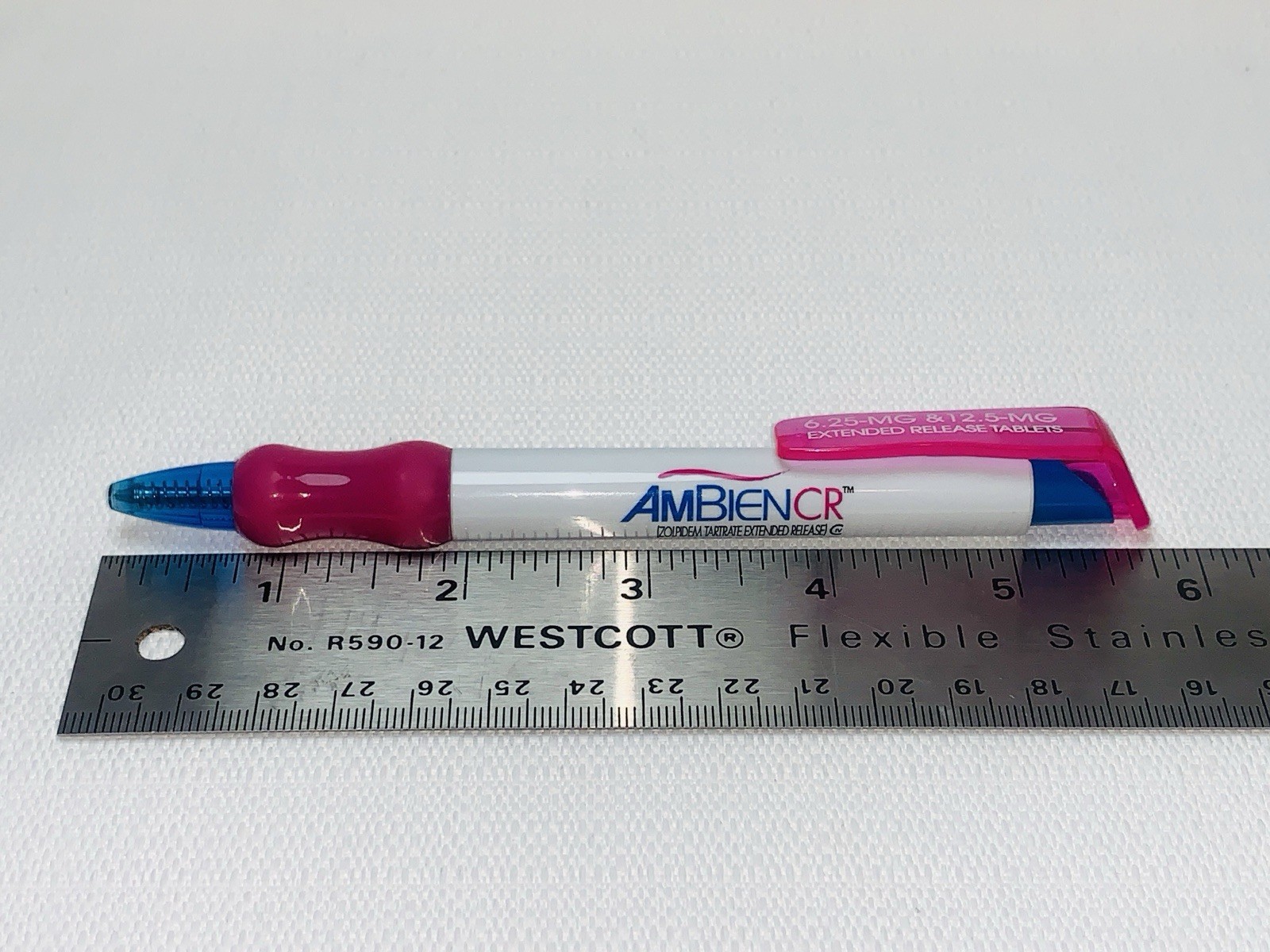RARE Drug Rep Pen Lot Ambien CR & Levitra Pharmaceutical Promo Collectibles 2pcs