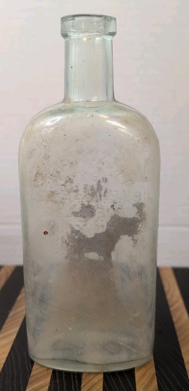 Prescribed By R V PIERCE – Buffalo NY – Green Tinted – Bottle – EMPTY