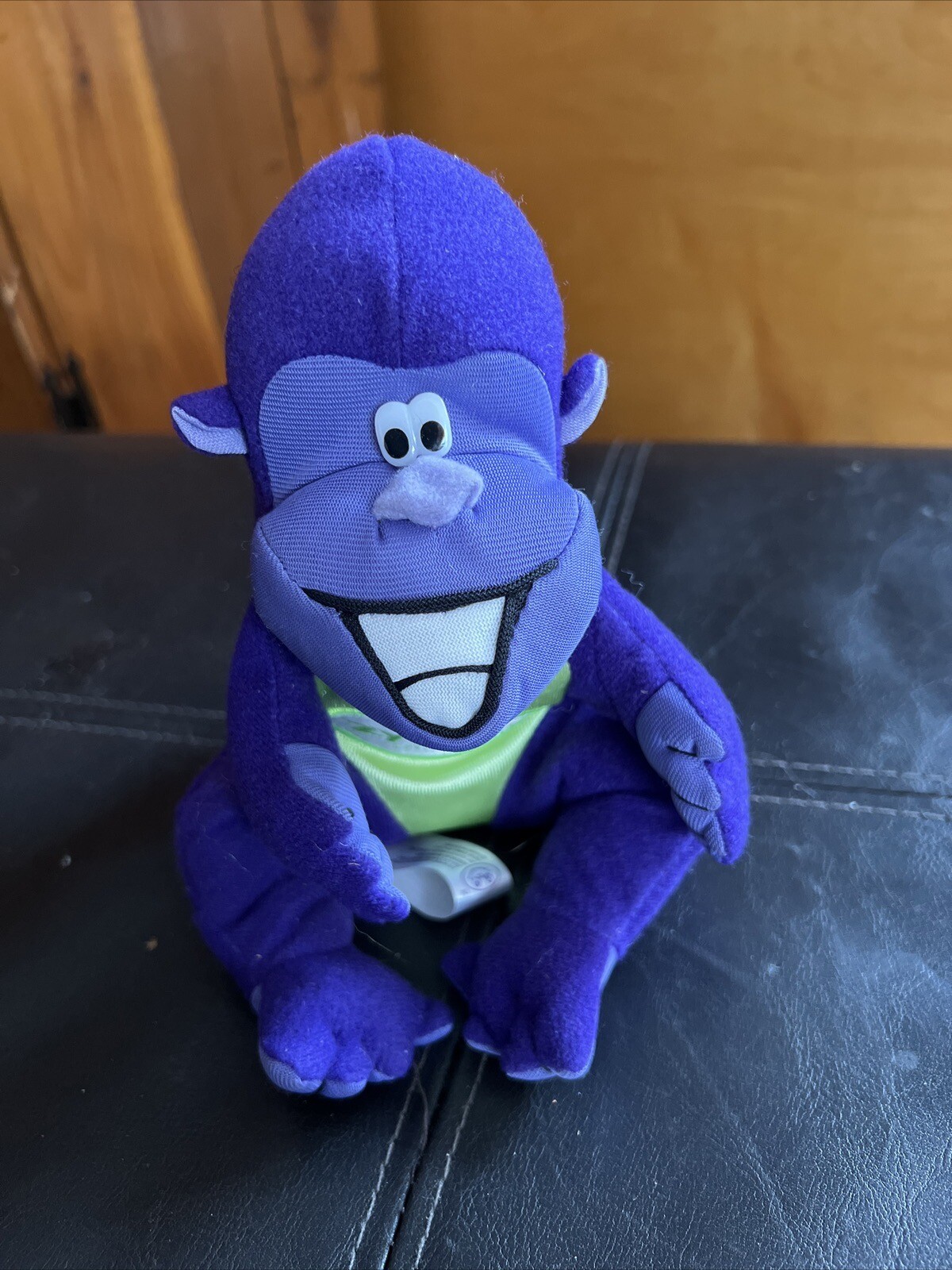 ZYRTEC Purple Plush Gorilla Monkey Stuffed Toy Pharmaceutical Advertisement