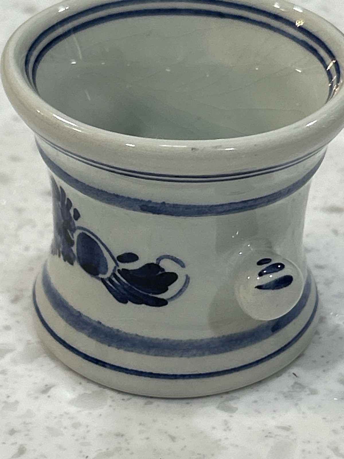 Squibb Rx Mini Mortar – Delfts Holland – Squibb Pharmaceutical Co 1959 – 2″