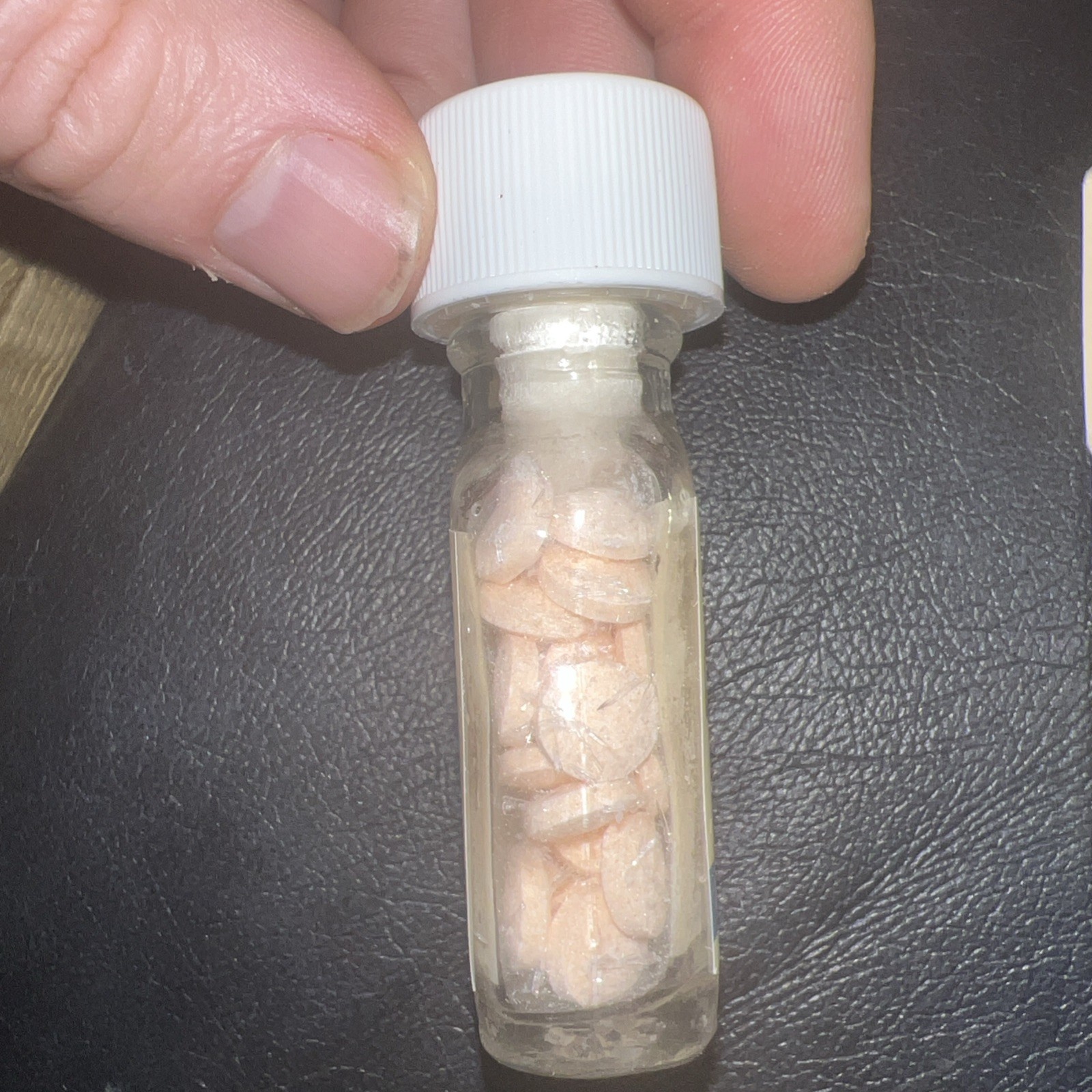 RARE Vintage Rexall Children’s Aspirin Bottle Orange Flavor 36 Tablets FULL