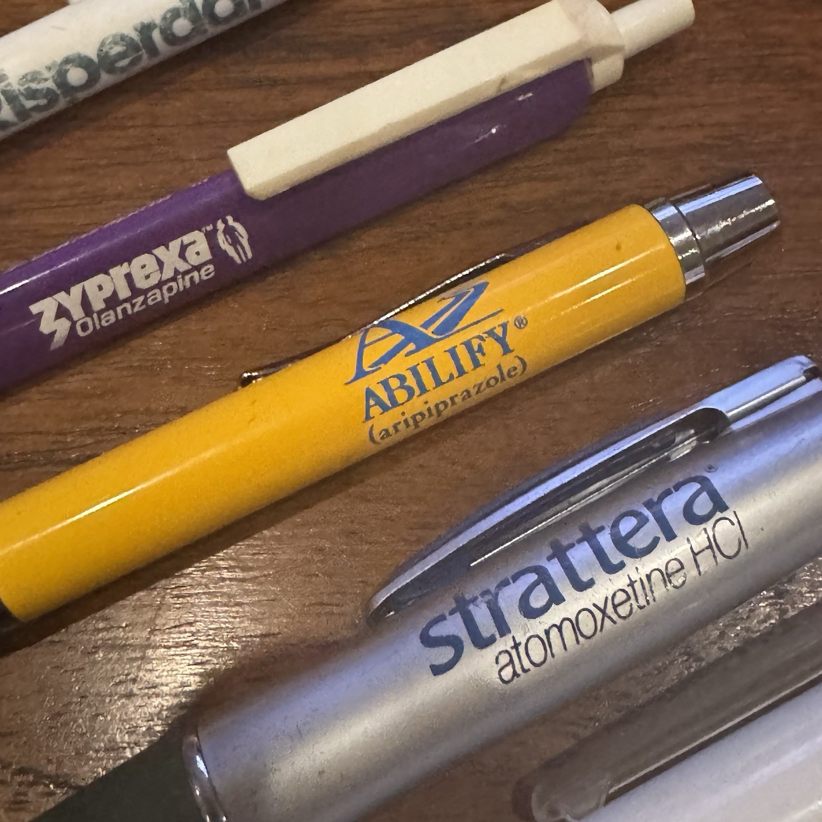 Pharmaceutical Medical Promo Pen Drug Rep Zoloft Paxil Zyvok Namenda Zyprexa Lot