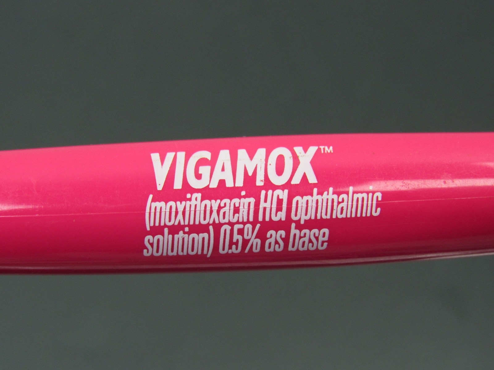 Rare Big Bold Pink & Blue Vigamox PEN Drug Rep Pharmaceutical Promo Advertising