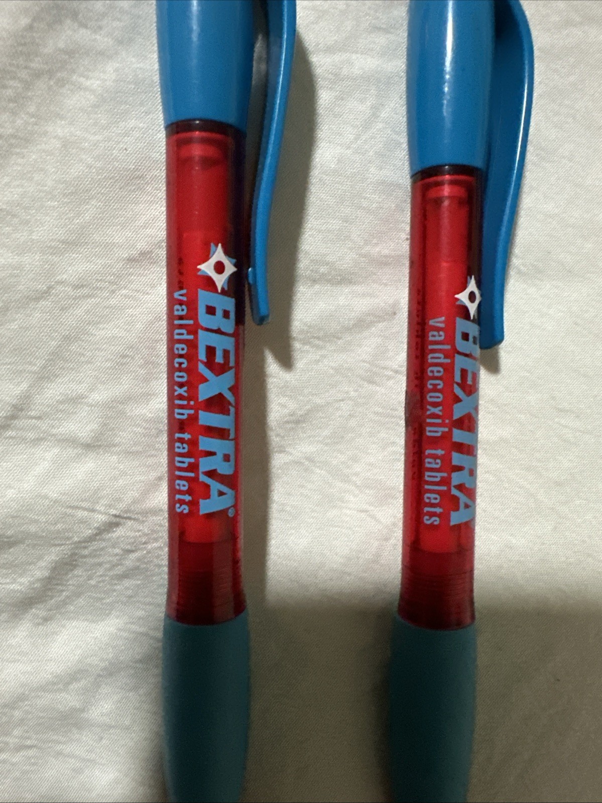 Bextra valdecoxib Tablets Promotional Pen Vintage Set Of 2