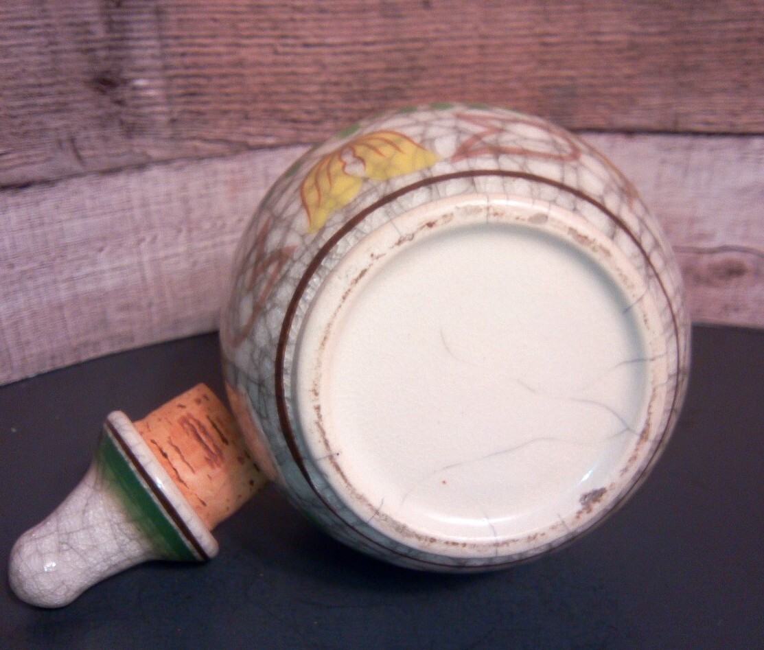 Vintage Maitrank Ess MEDICAL APOTHECARY BOTTLE W/Natural Crackle VG Wine