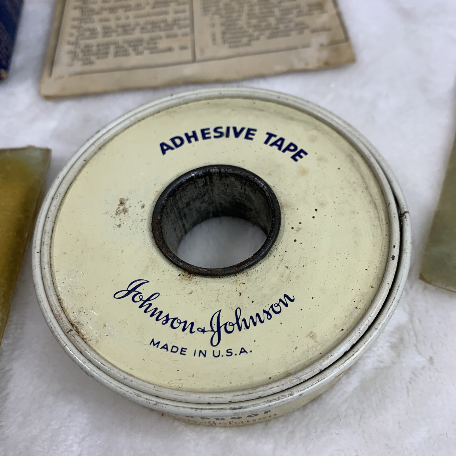 Vintage Medical First Aid Box Kit Green Metal Anahist Acme Johnson Mercurochrome