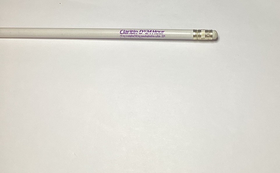 CLARITIN-D 24 HOUR Tablets / Syrup ~ Pharmaceutical Drug Rep. Pencil
