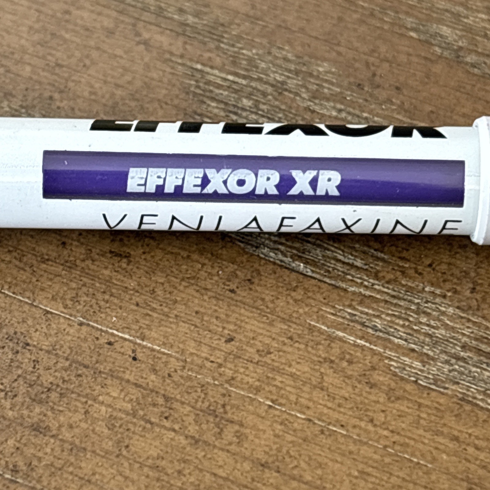 Effexor XR Drug Rep Pharmaceutical Advertisement Black Ink Pen