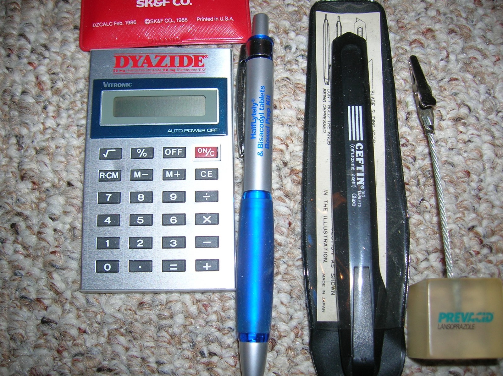 LOT Pharmaceutical drug rep blanket Mug Pens pillow calculator bag other.