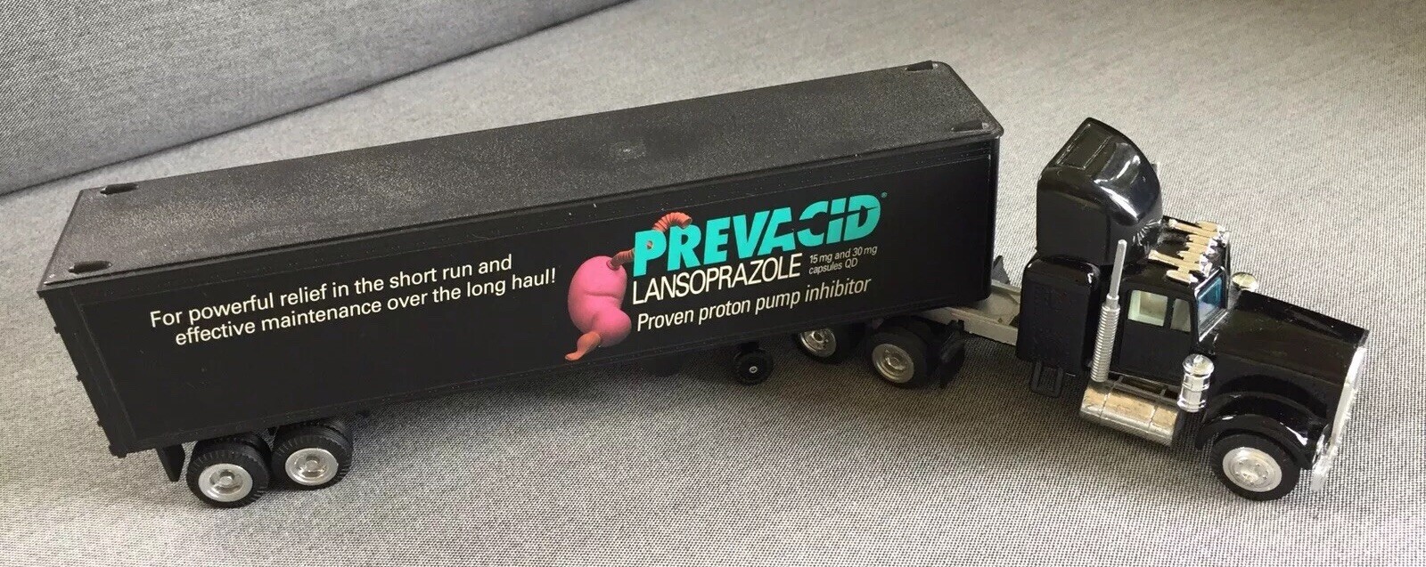 Pharmaceutical Drug Rep Prevacid Tractor Trailer Die Cast Toy Truck Advertisment