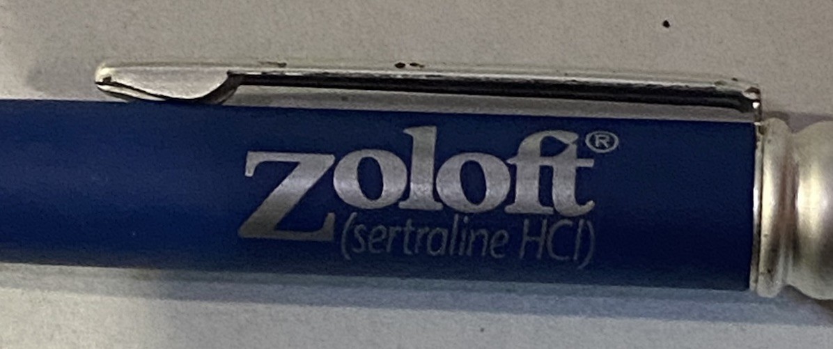 Lot Of 7 Pharma Pens Celebrex, Zoloft, Zyrtec, AcipHex, Lotrel, Aricept, Lipitor