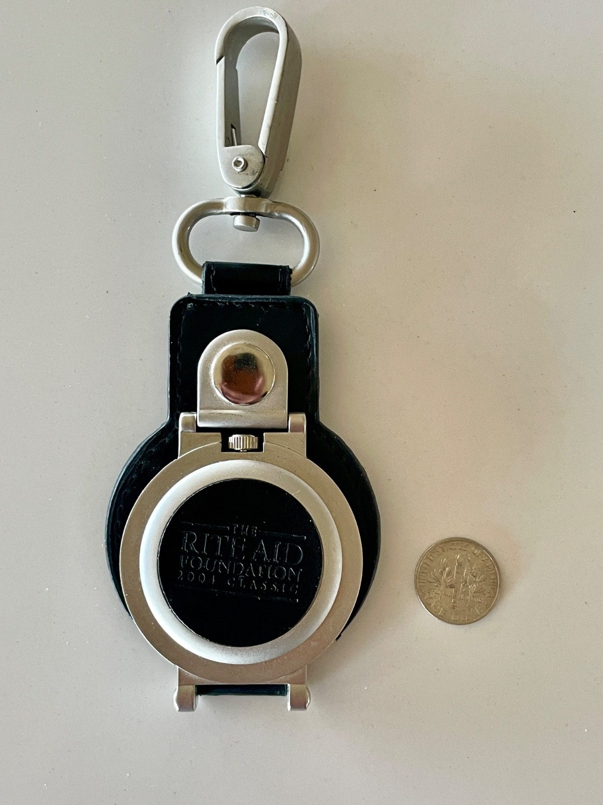 RITE AID Pocket Watch Charity Golf Tourney Drug Rep Pharmaceutical Collectible