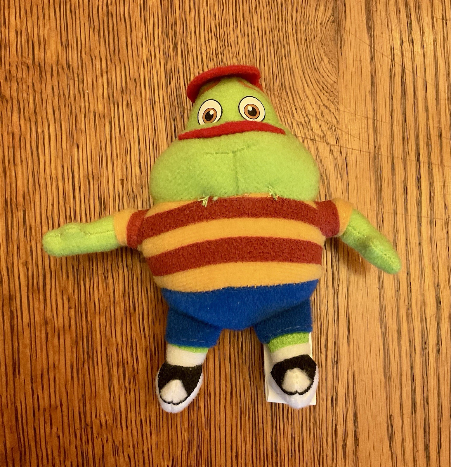 Mucinex Mr Mucus Mini Melts Green 4” Toy Pharma Drug Rep Promo Ad