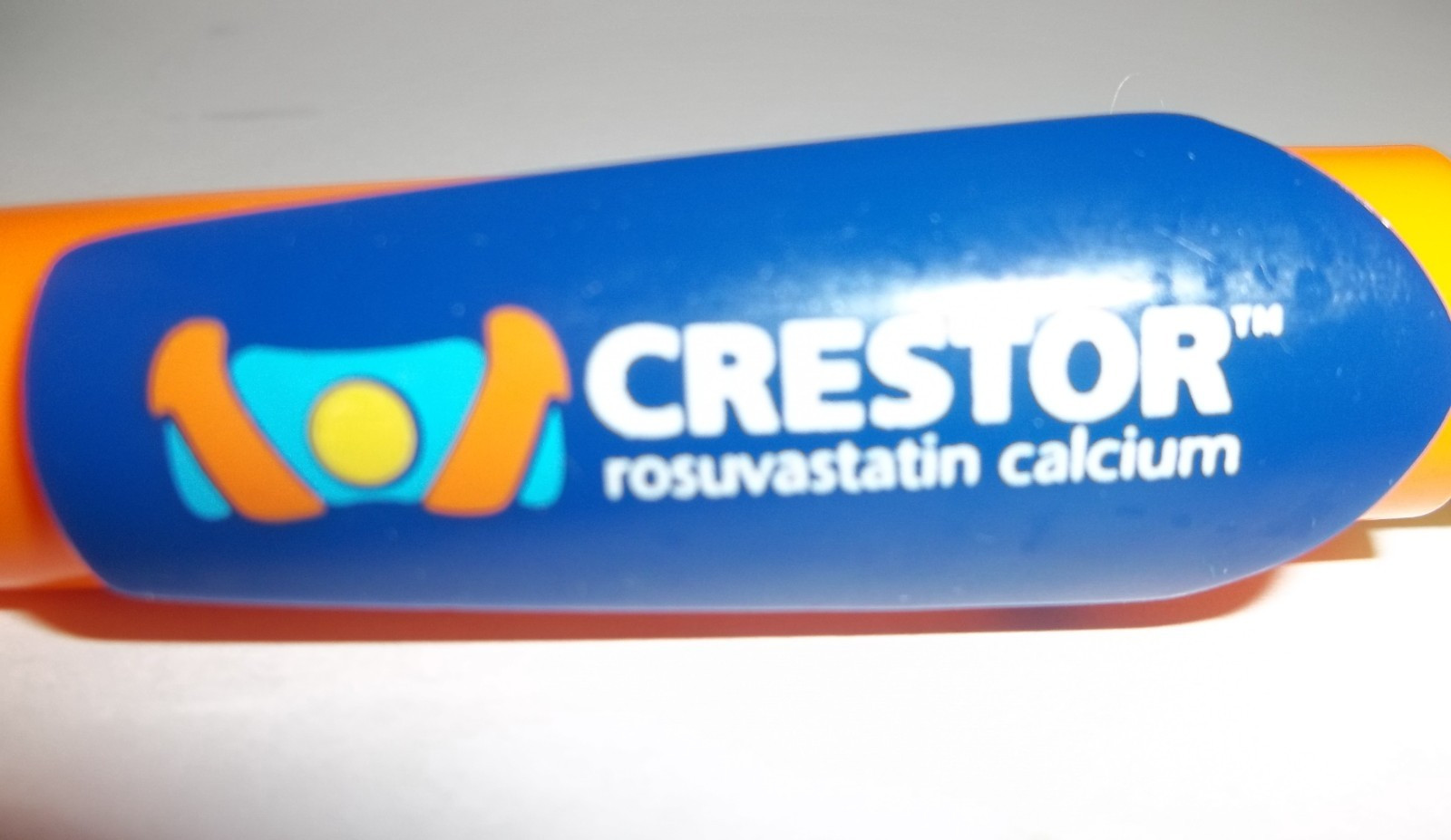 Crestor Rosuvastatin Promotional Plastic Pen – Pharma Advertising Large Clip