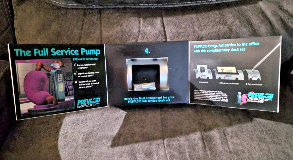 Prevacid Pharmaceutical Drug Rep Promo Swag Lot of 6 – Plush, Fire Truck, Model