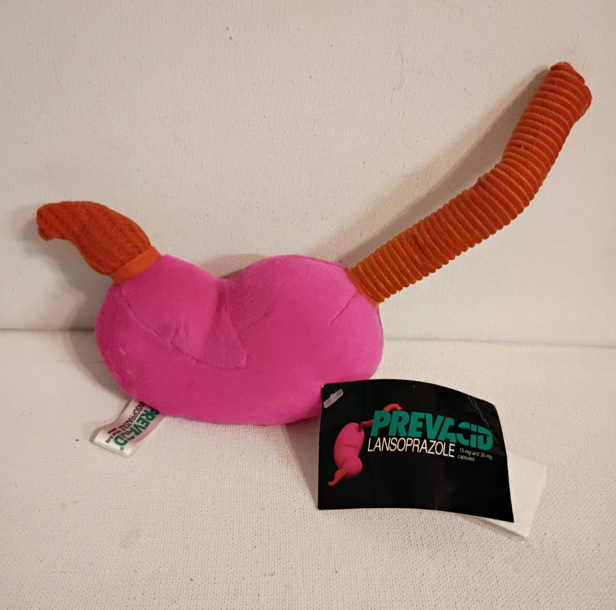 Prevacid Stomach 6” Plush Pharmaceutical Rep Collectible Plush W Original Tags