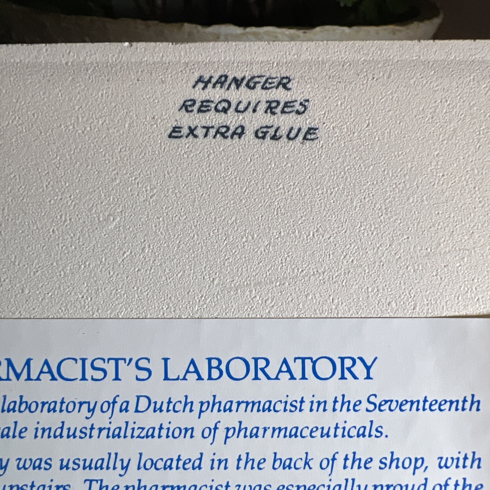Handmade DELFT Tile Pharmacist Laboratory BURROUGHS WELLCOME Unicorns