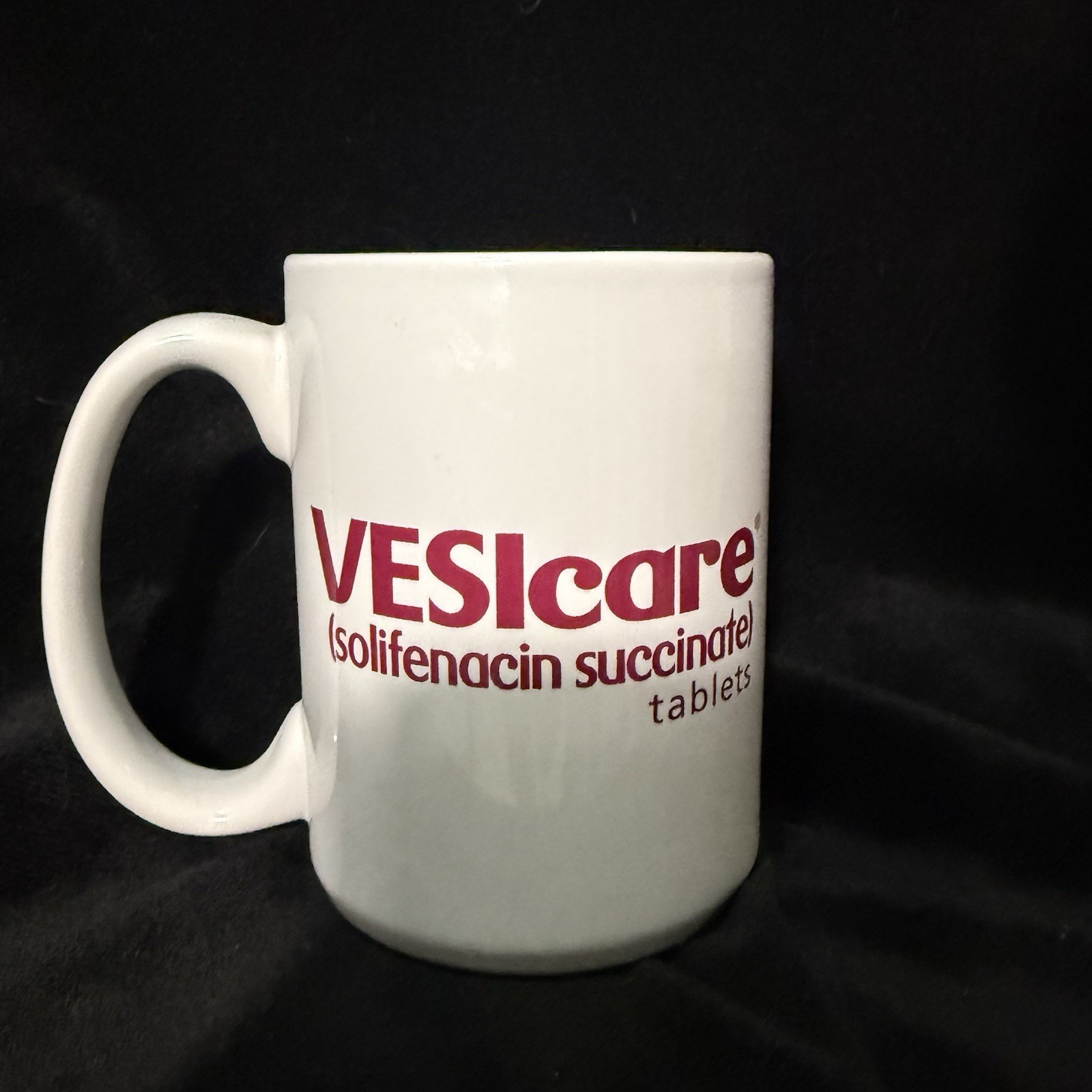 Vtg Vesicare Drug Rep Advertising Coffee Cup