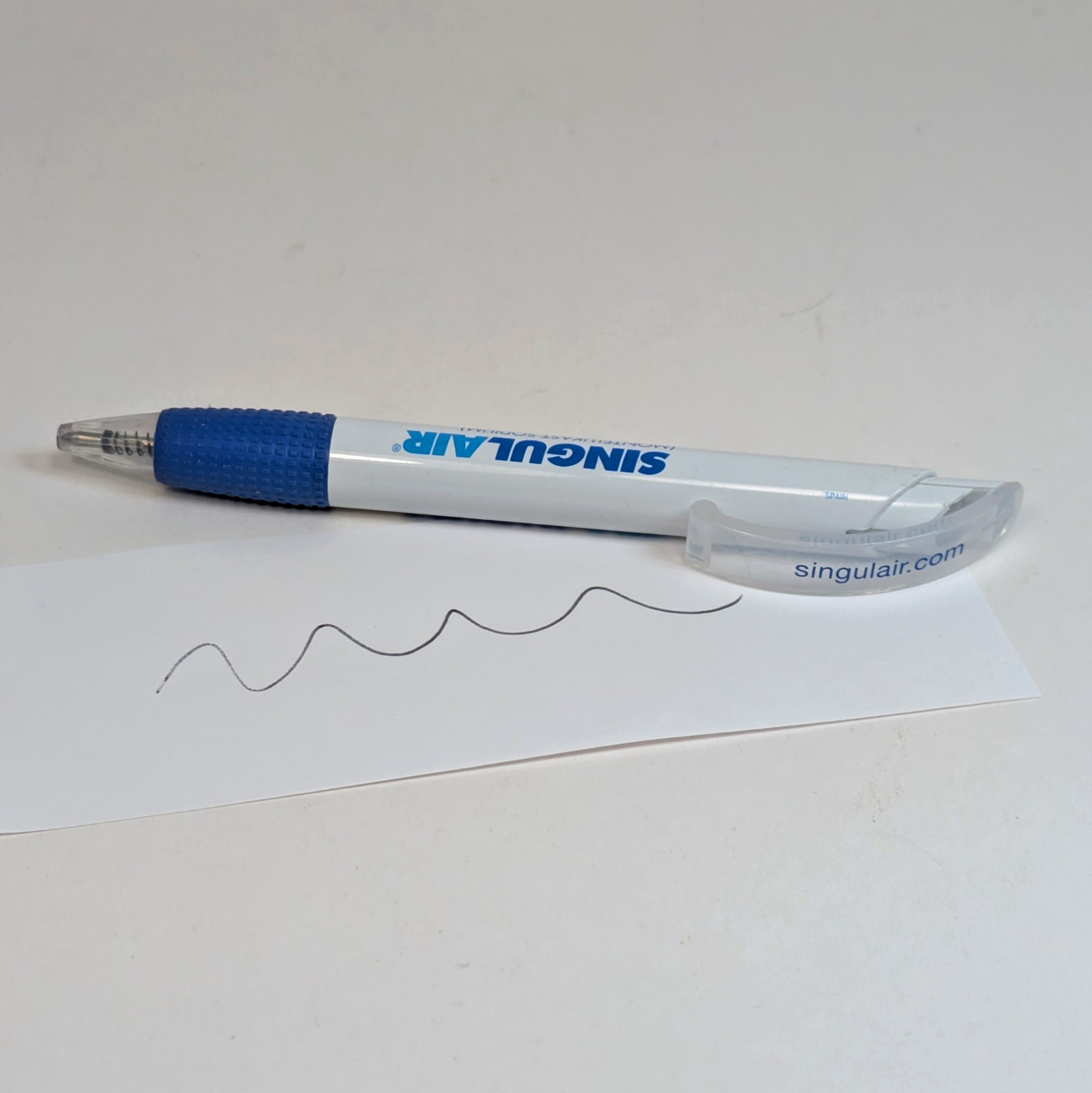 Pharmaceutical Drug Rep Pen Singulair Advertising White Blue
