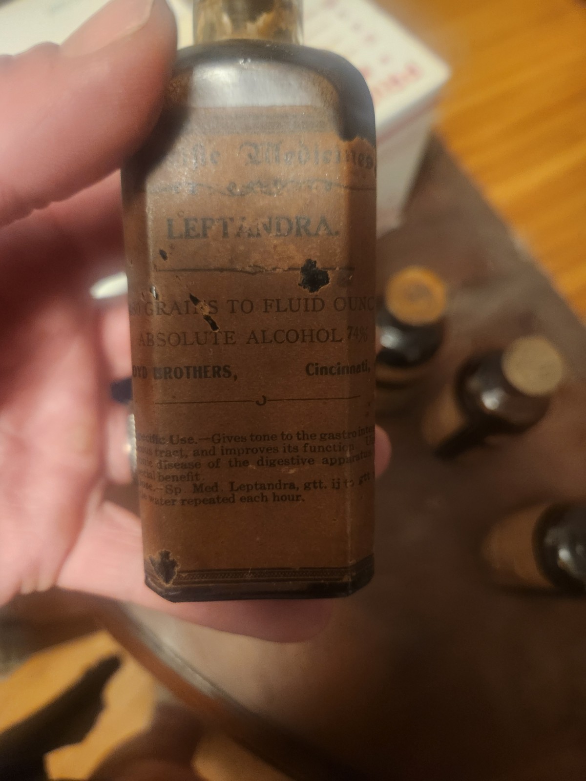 Apothecary Pharmaceutical Medicine Bottles & Misc Never Open (Lot of 6)