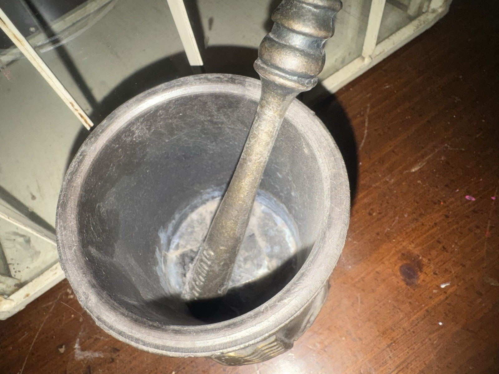 Vtg Lititz Pharmacopoeia Mortar And Pestle Pharmacist Latin 1983 Apothecary