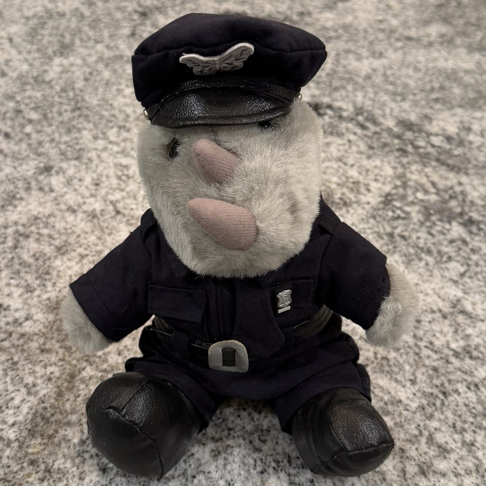Pharmaceutical Advertisement/Promo LOT-Rhinocort Aqua-Fire Biker Police Plush