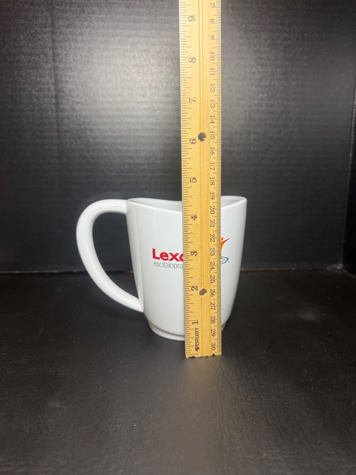 LEXAPRO Drug Pharmaceutical RX RARE Melamine Cup Mug Medical Advertisement Promo