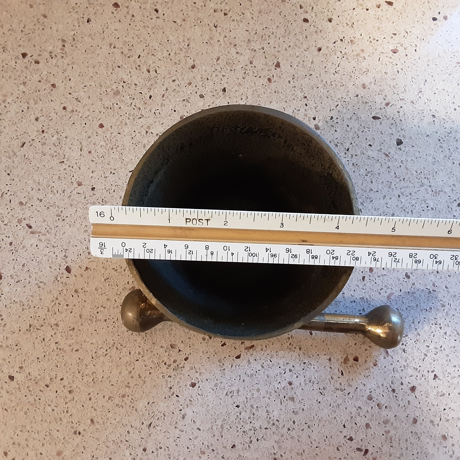 Reproduction Brass/Bronze Dutch Mortar & Pestle