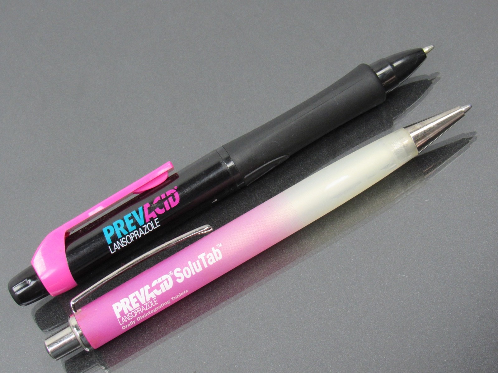 Prevacid PENS Drug Rep Pharmaceutical Promo Medical Advertising Lot of 2