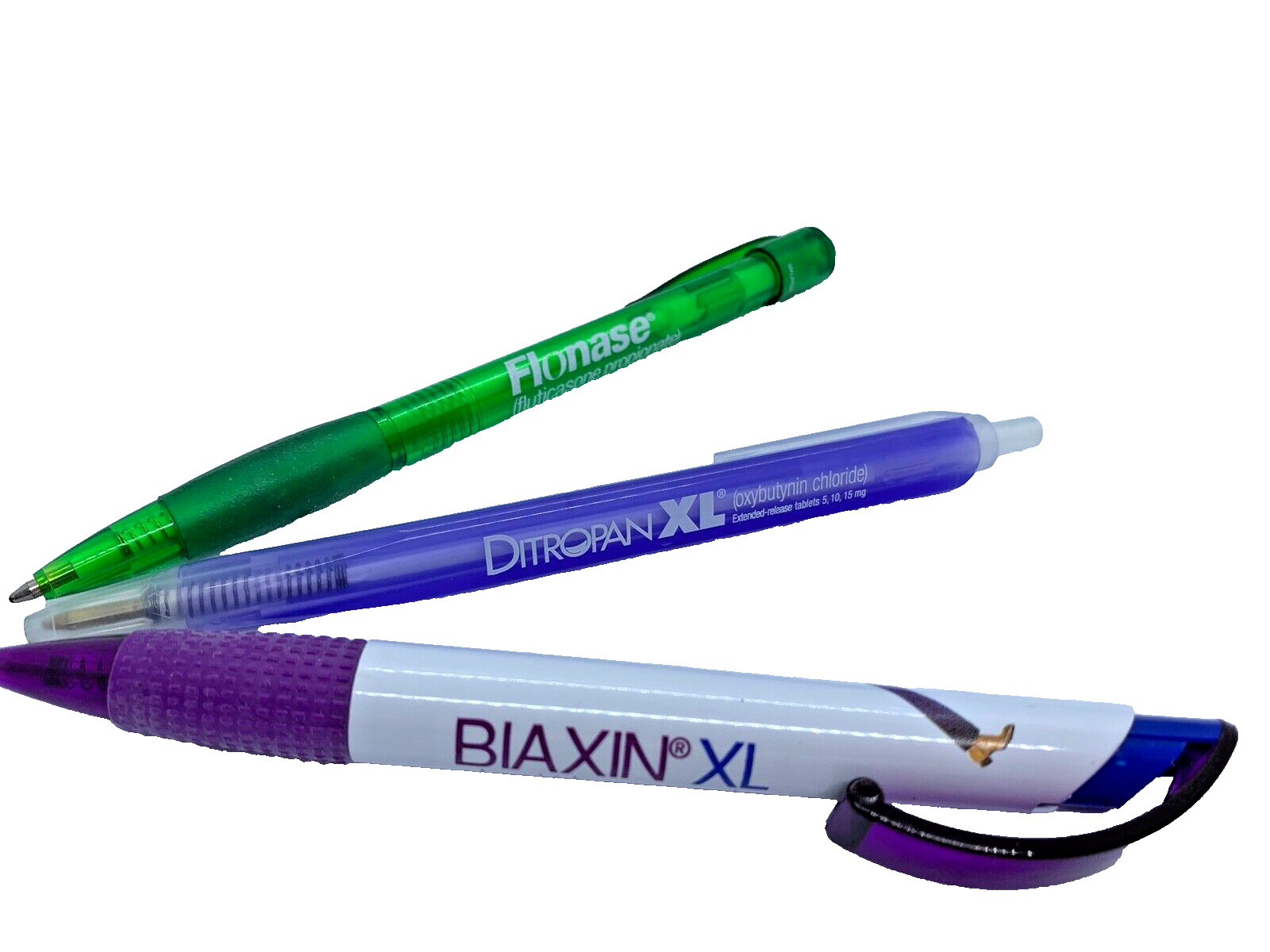 Vintage 3 DRUG REP Pens See Pictures and Description for Brands