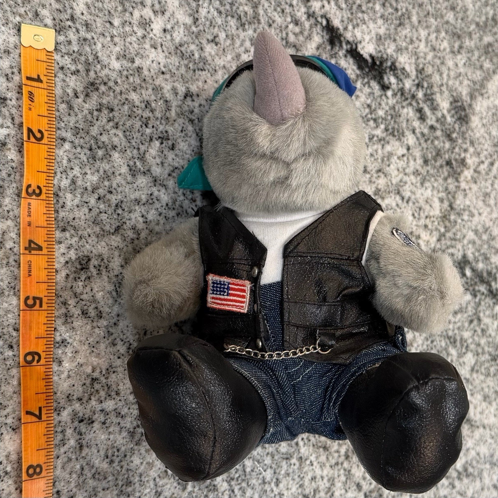 Pharmaceutical Advertisement/Promo LOT-Rhinocort Aqua-Fire Biker Police Plush