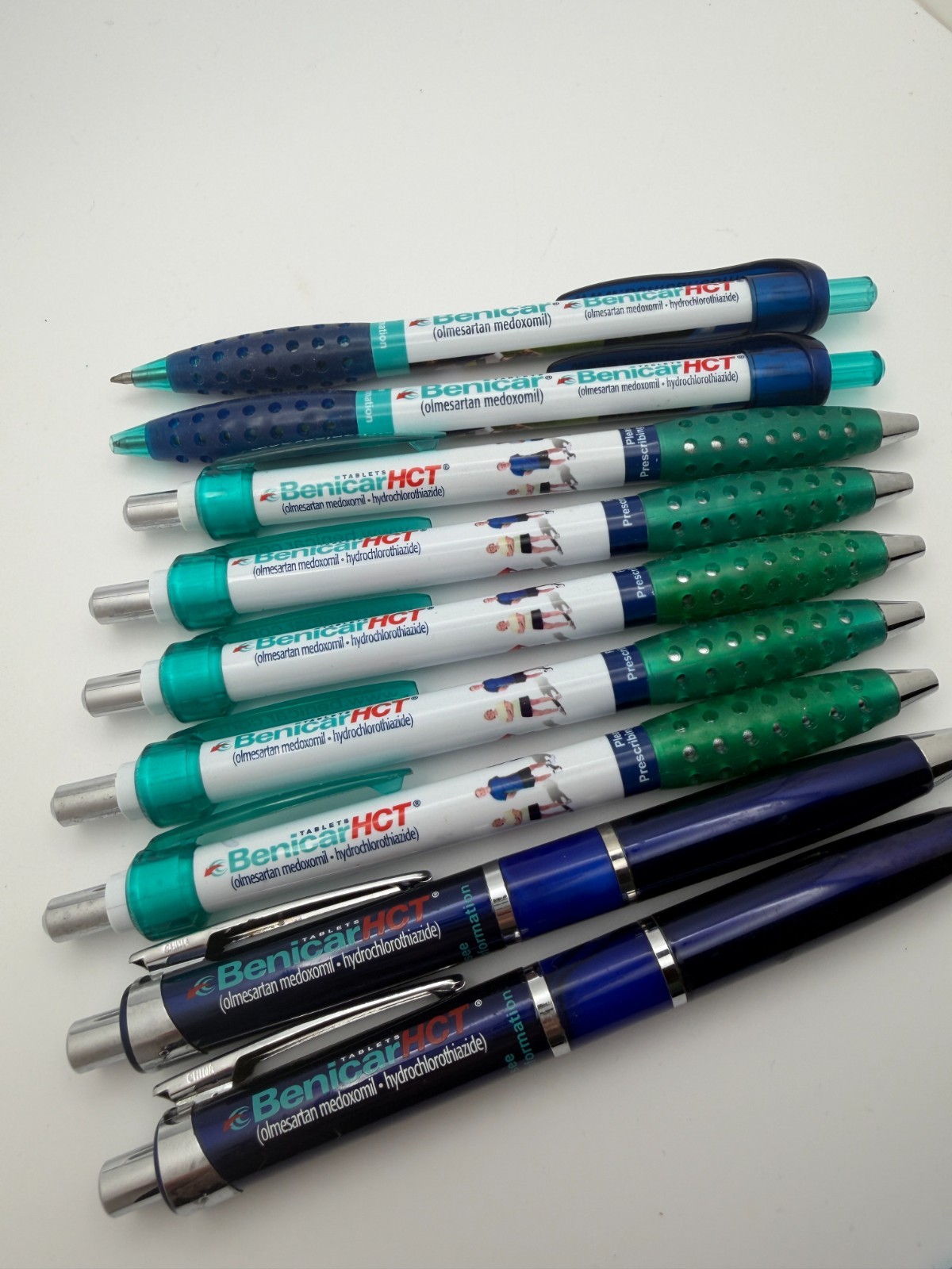 Benicar HCT Pharma Drug Rep Pen Lot (9) Olmesartan medoxomil hydrochlorothiazide