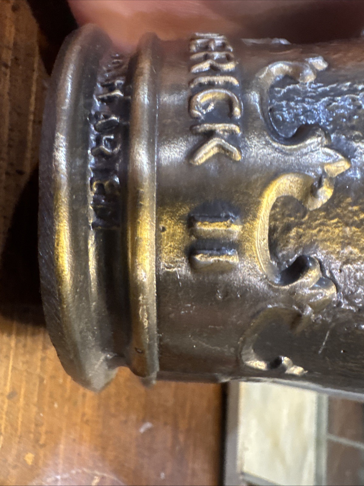 Vtg Mortar And Pestle Pharmacist Latin Apothecary Pharmacy
