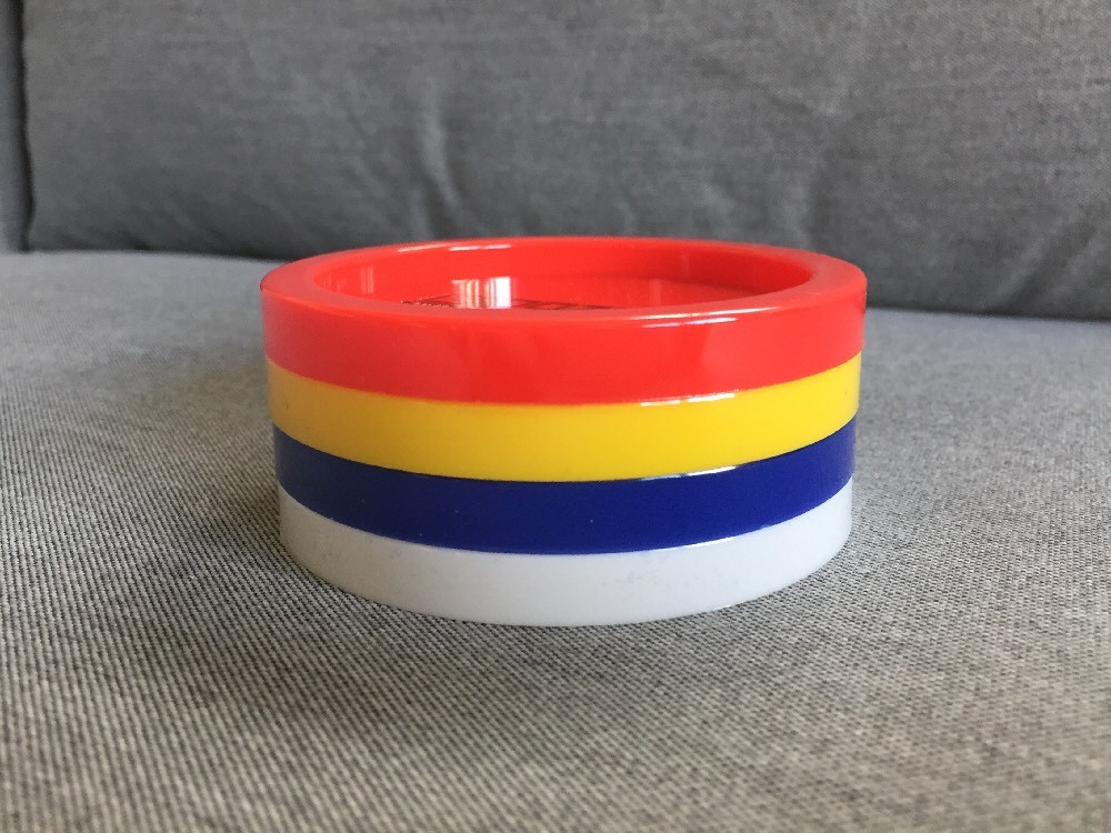 Drug Rep Advertising Capozide Plastic Coasters, Vintage Pharmaceutical 70’s/80’s