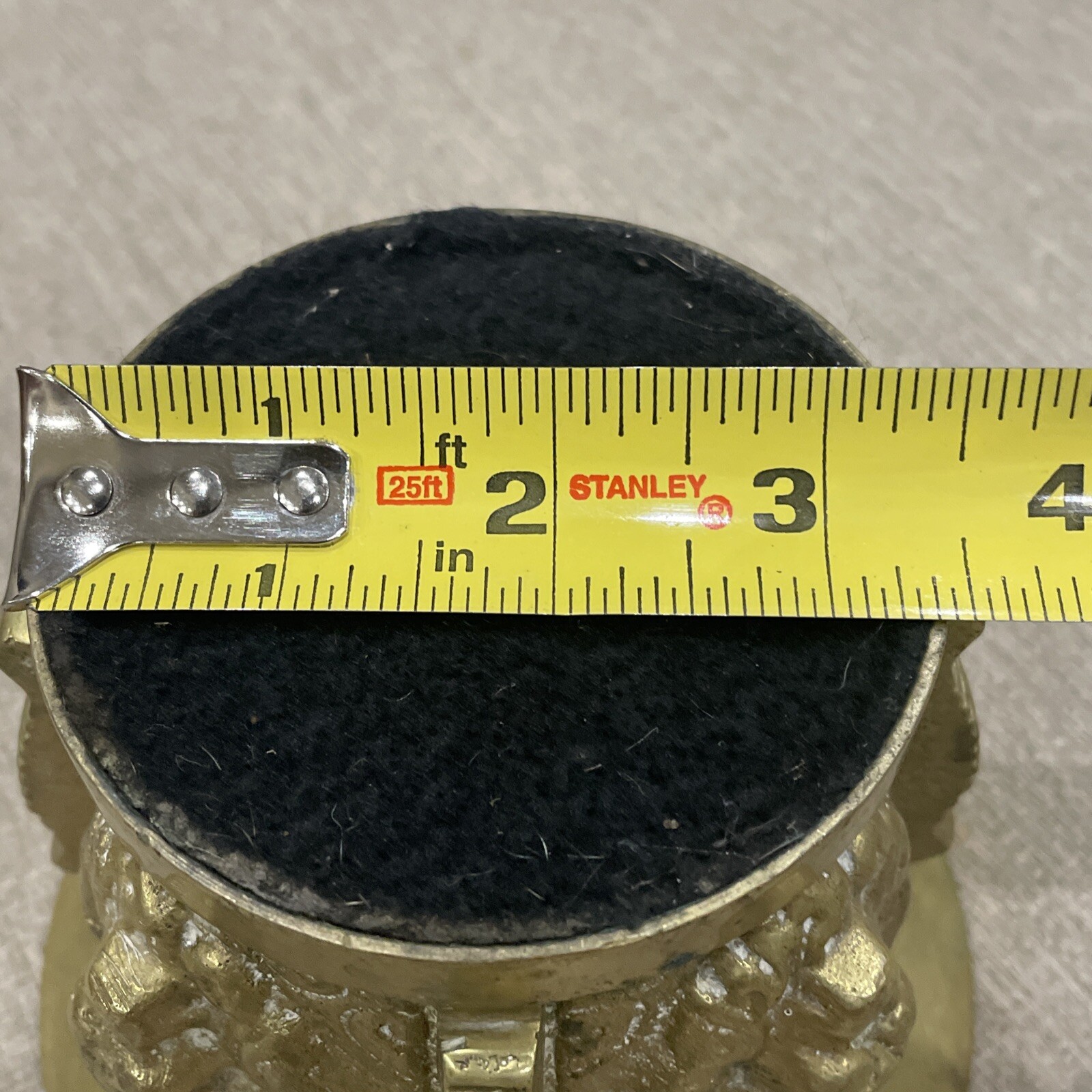 Vintage Brass Mortar Heavy Pharmaceutical Apothecary Ornate Lions Head