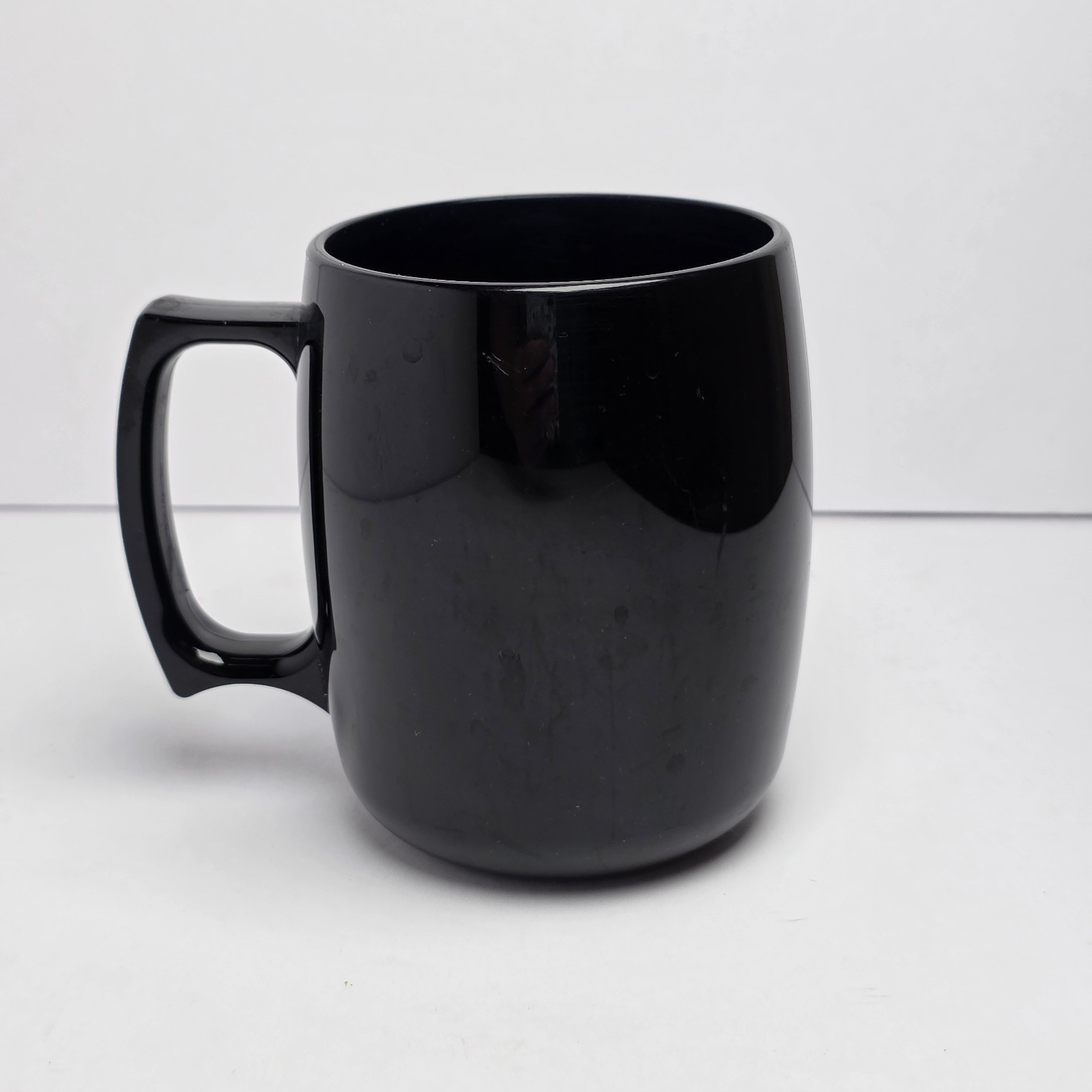 *rare* Prevacid Black Plastic Mug Cup Pharmaceutical Drug Rep Merch