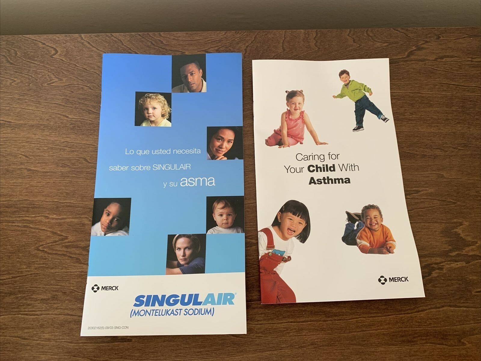 Merck Promotional Information Singulair Bib Spoon Brochure Eng/Esp