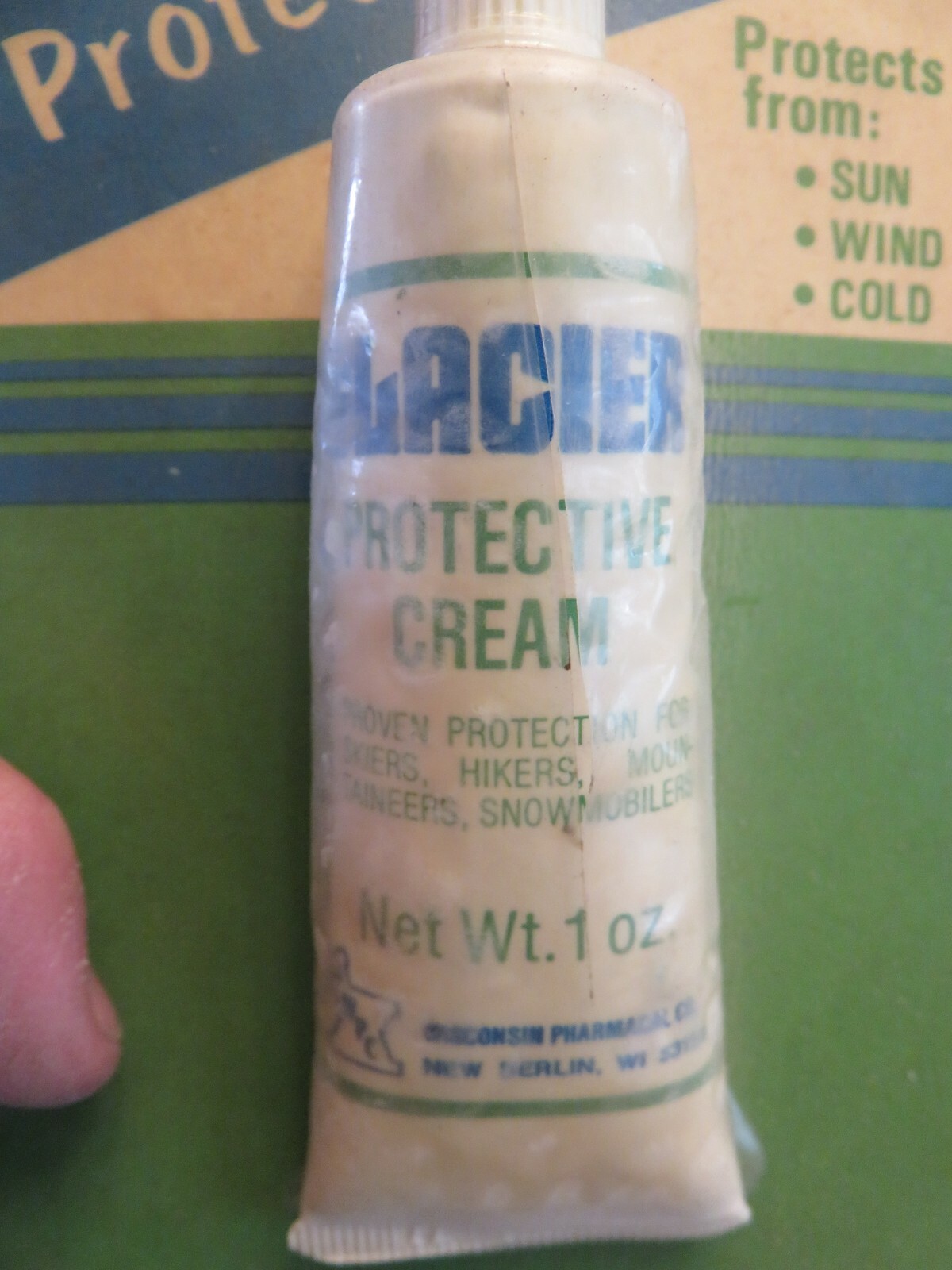 Older Unopened GLACIER PROTECTIVE CREAM (Wisconsin Pharmacal Co.)