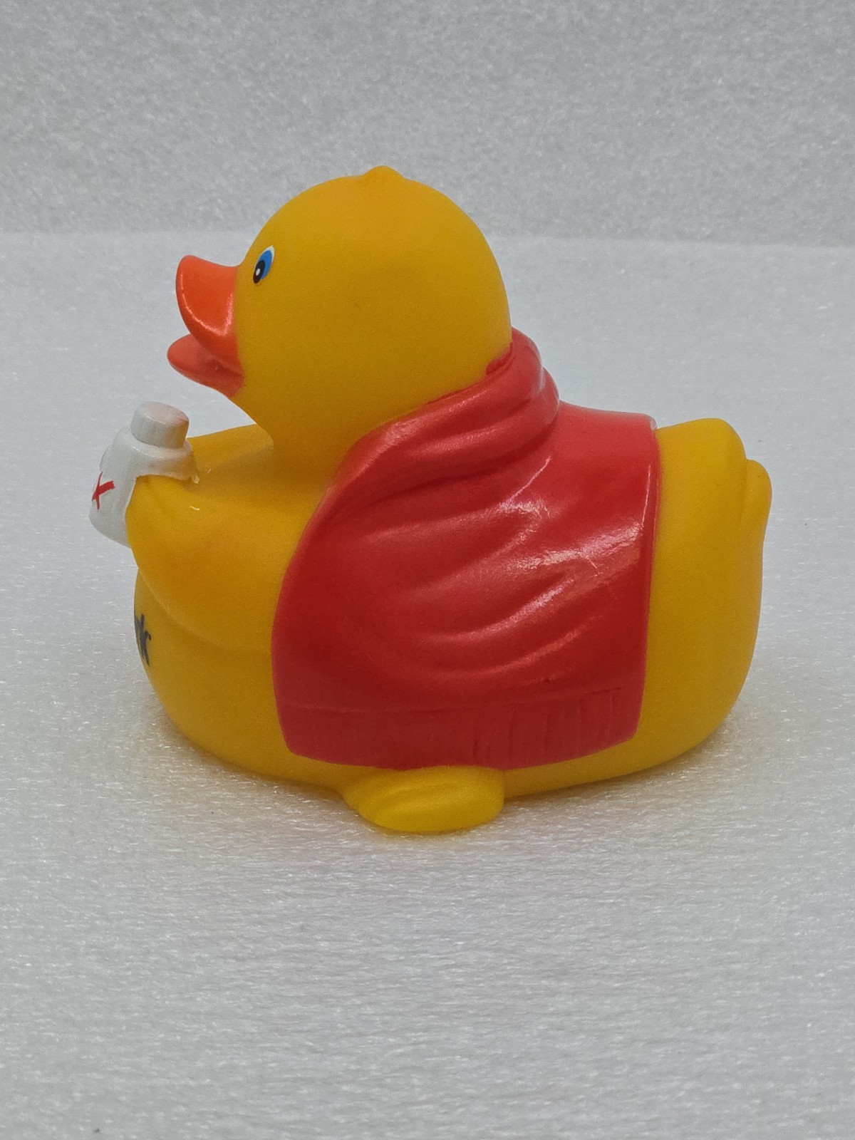 Pharmaceutical Healthcare Promotional Novelty Vinyl Yellow Ducks Lot Of 4 RARE